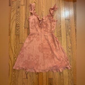 Coquette Ruffled Sleeveless Dress